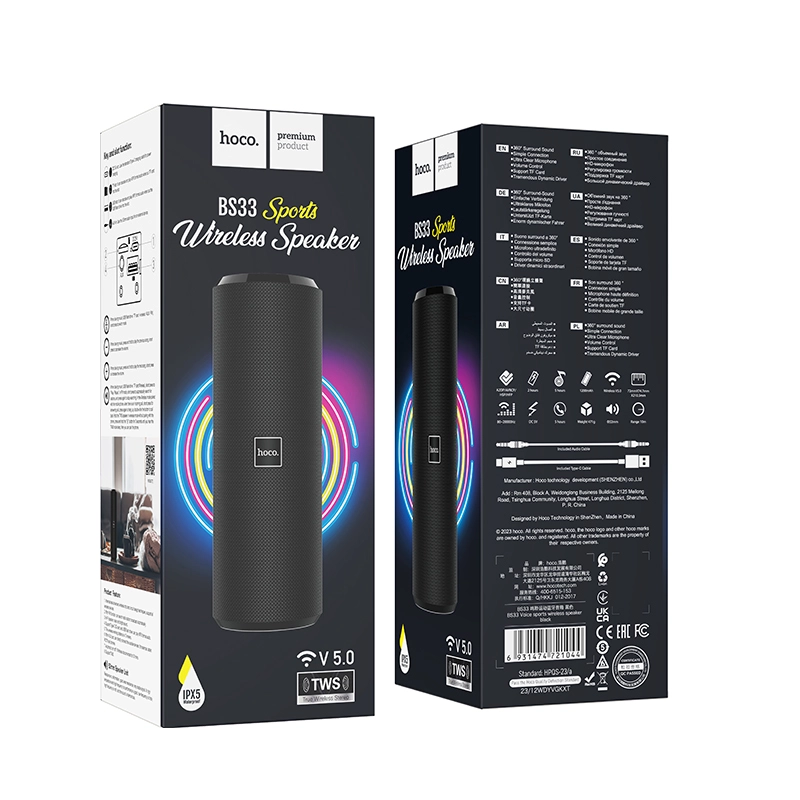 Hoco BS33 Voice Sports Wireless Speaker - Image 7