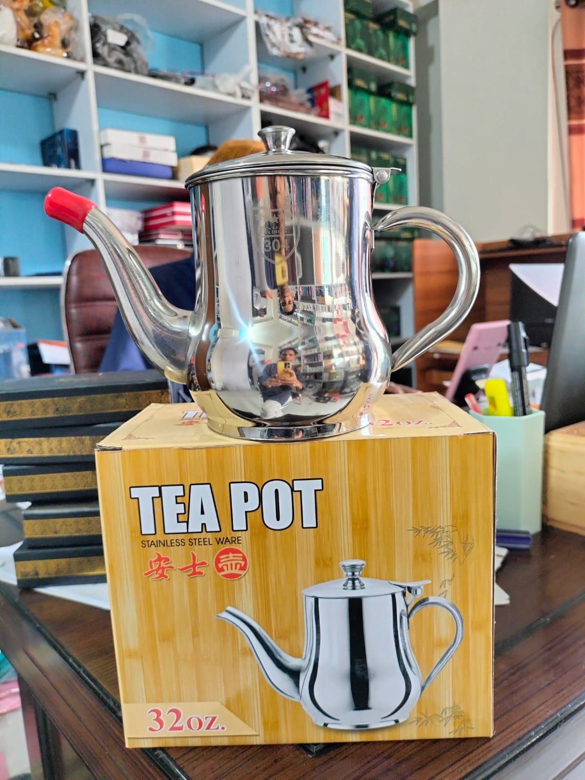 Stainless Steel Oil Pot Or Tea Pot for Kitchen - Image 10