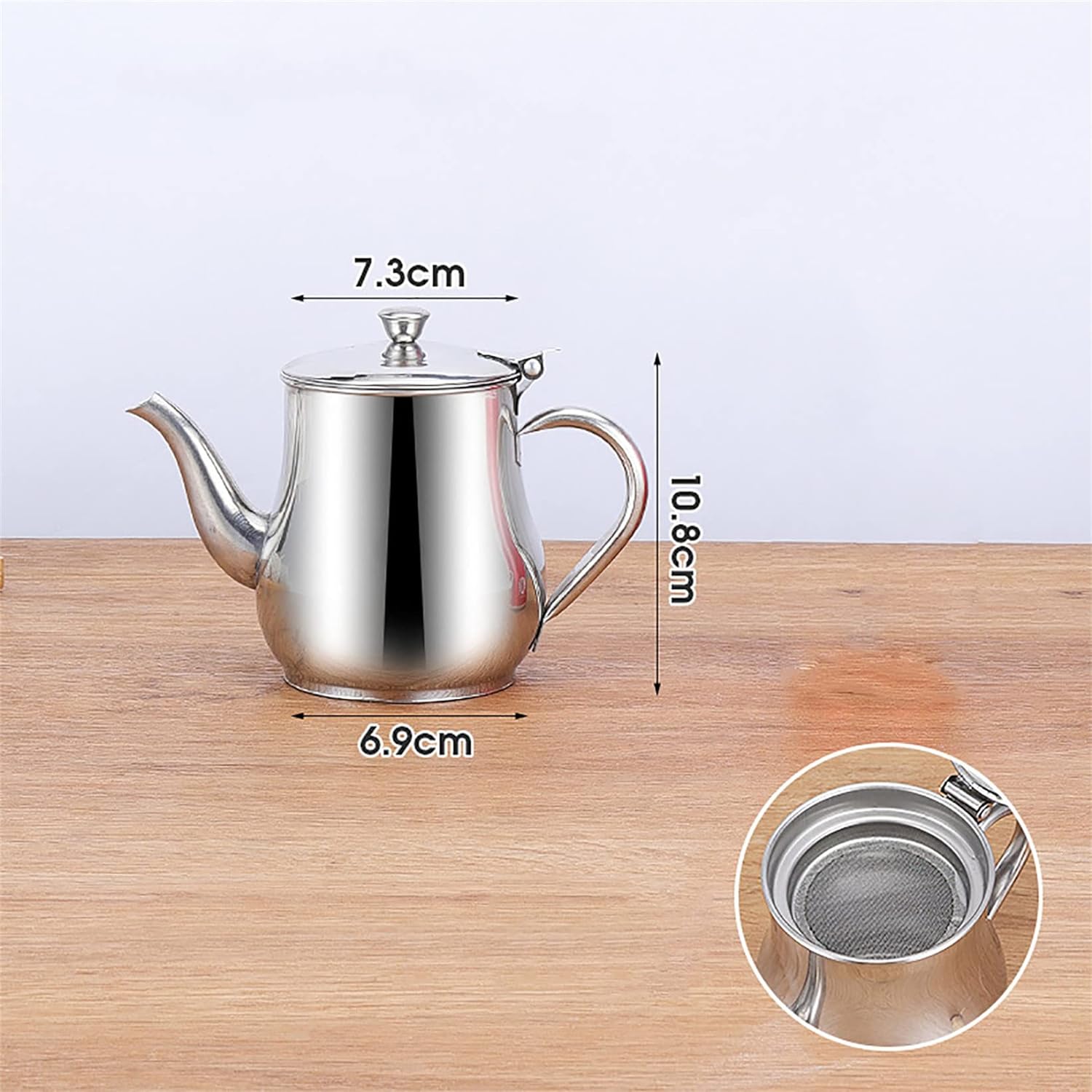 Stainless Steel Oil Pot Or Tea Pot for Kitchen - Image 7