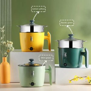 Multifunctional Mini Electric Rice Cooker | Non-Stick Cooking Pot | 1.8 L. Non-Stick Cooker