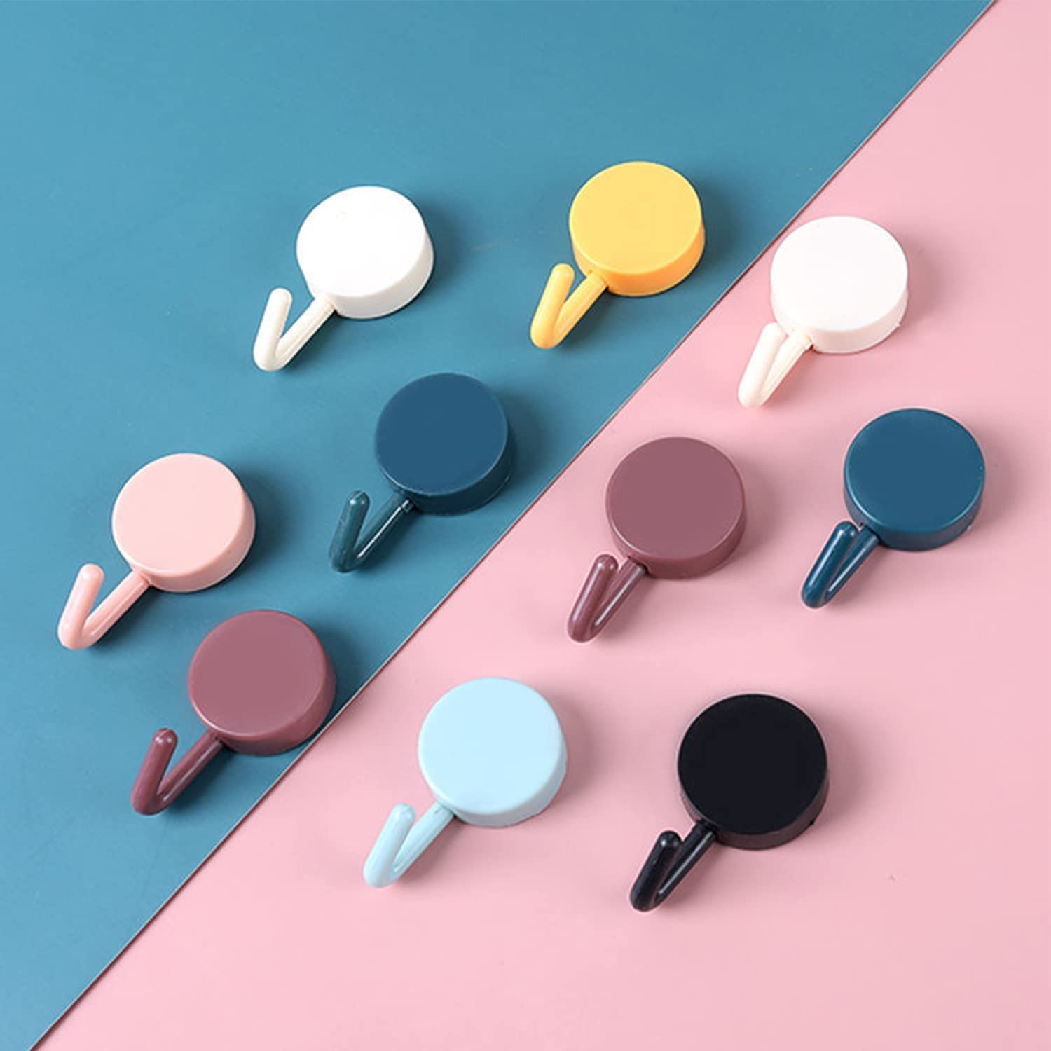 20 pcs Wall Hanging Hooks, Punch Free Hook for kitchen, bedroom or any tipe of accessories - Image 2