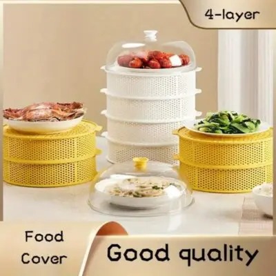 5 layer Food Cover kitchen shelf - Image 3