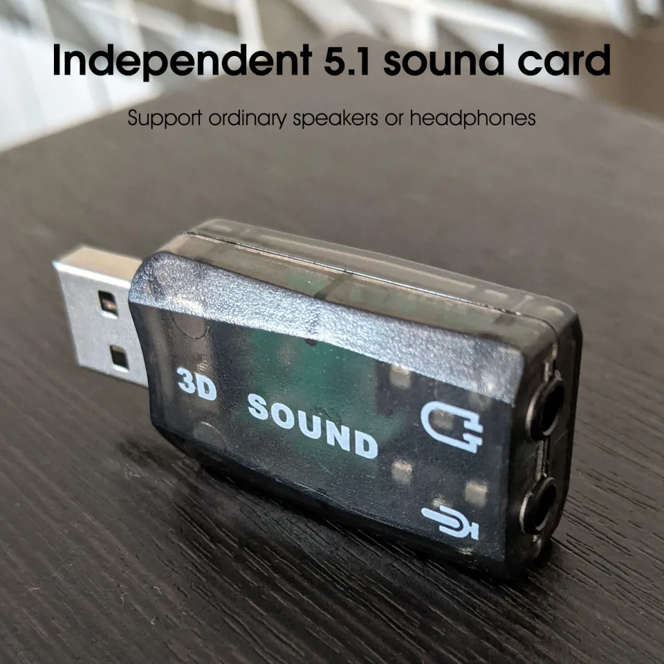 External Sound Card Powerful USB Powered External Audio Adapter - Image 4