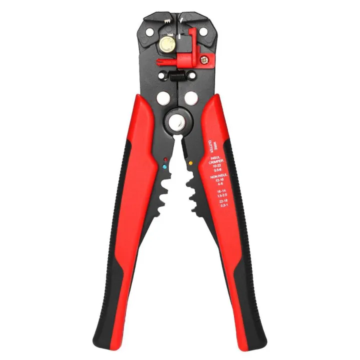 Multi-functiona Cable Wire Stripper with Cutter & Crimper Automatic Wire Stripping Pliers Crimping Tool 10-24AWG - Image 5