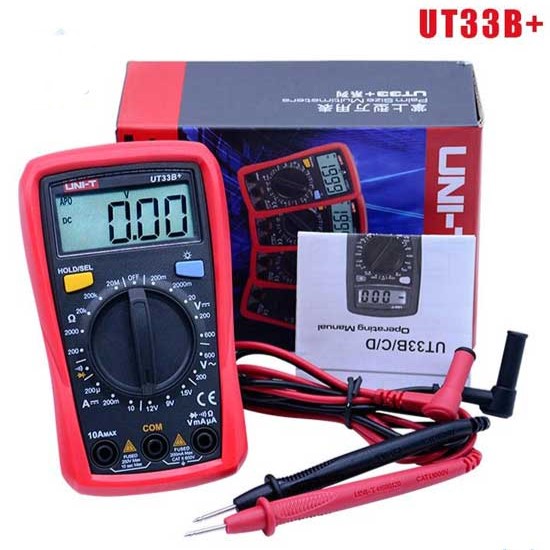 UNI-T UT33B+ Digital Multimeter (Palm Size) - Image 3