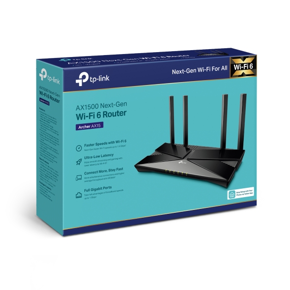 Archer AX15 New AX1500 Wi-Fi 6 Router - Image 3