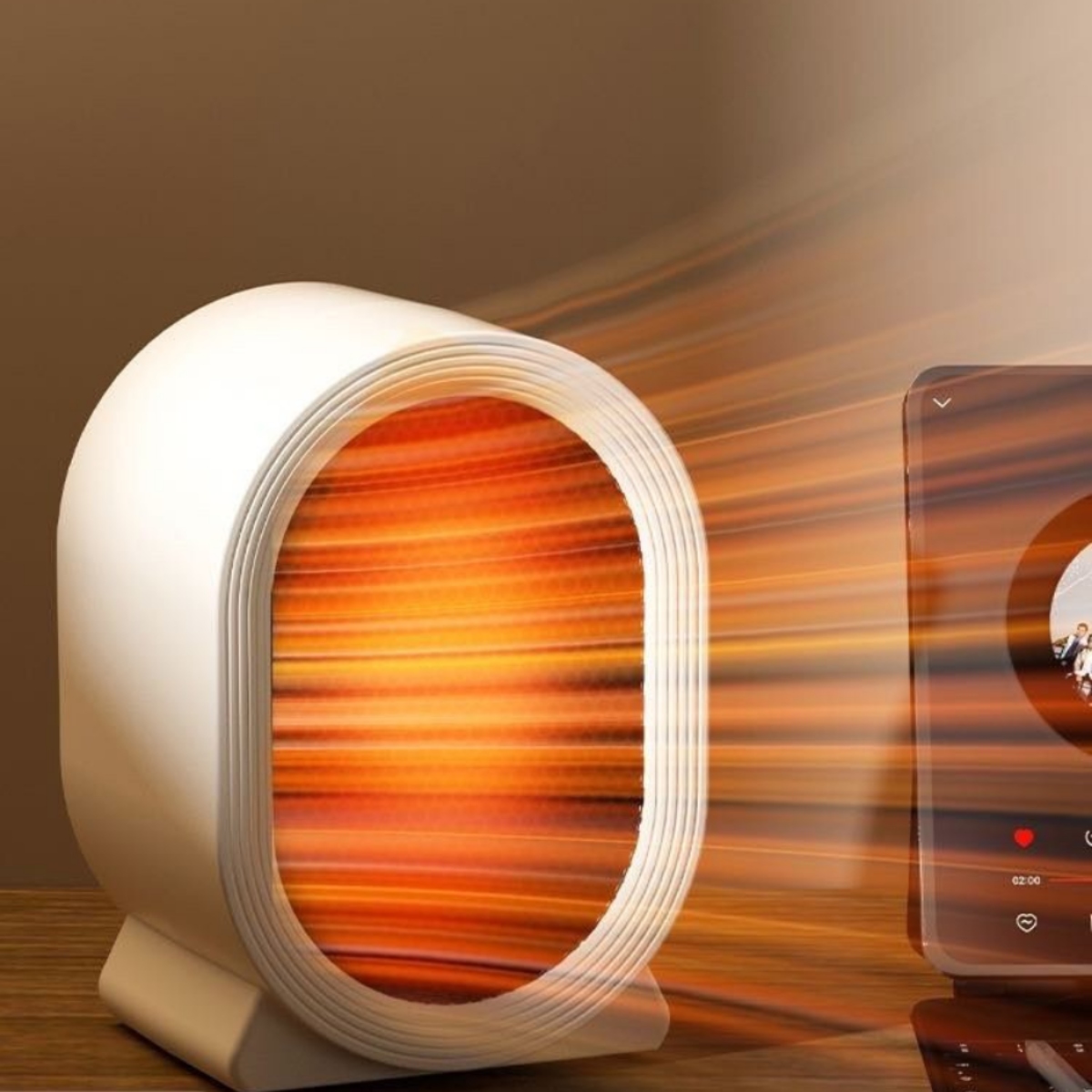 Portable Electric Desktop Space Heater - Image 2