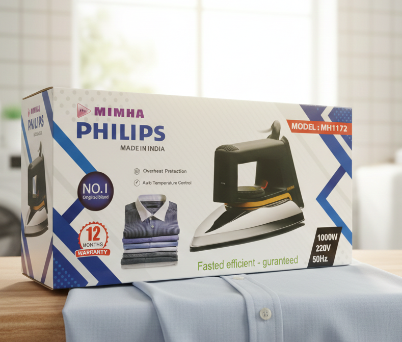 Philips Classic Dry Iron - 1000W - Image 5