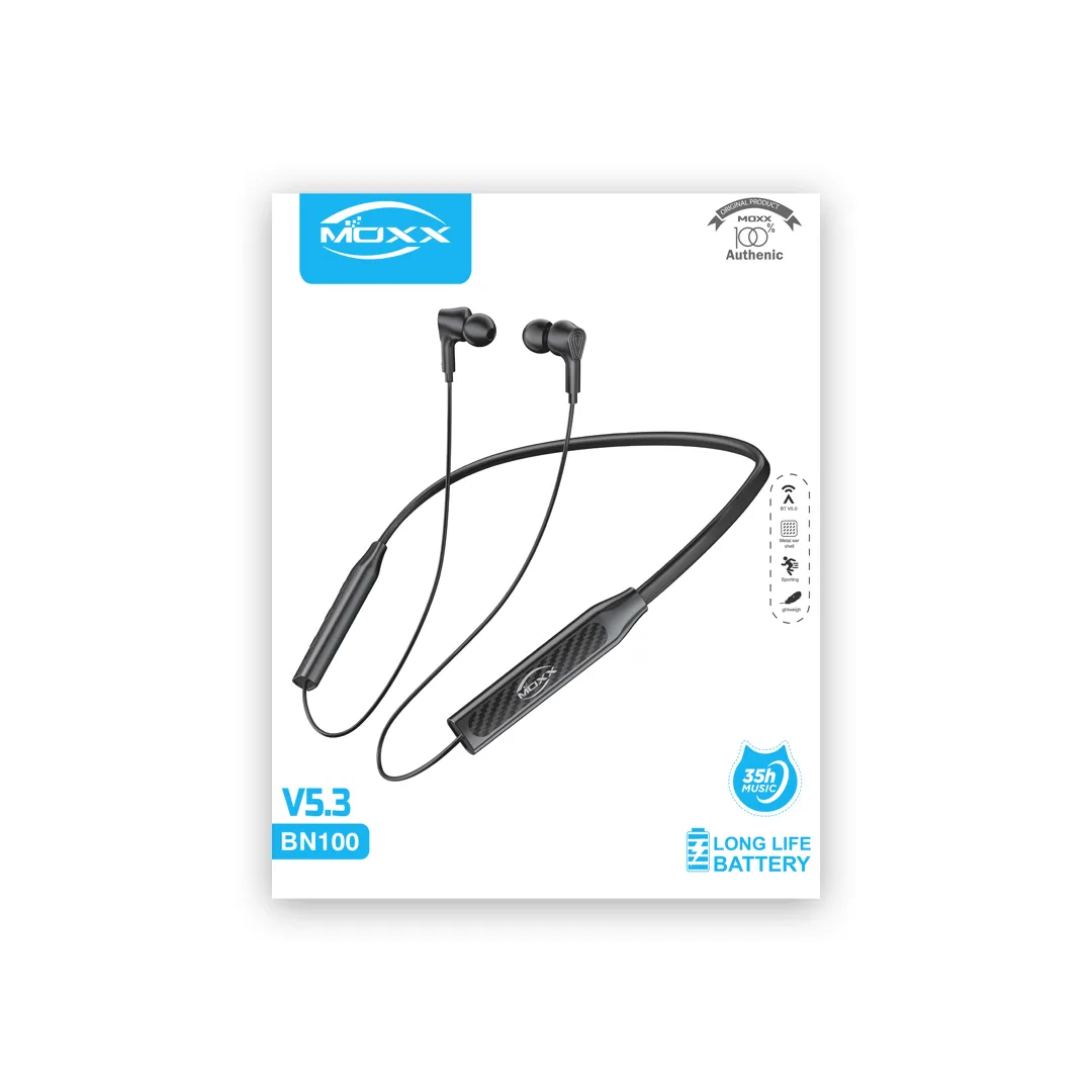 MOXX BN-100 wireless neckband 35hr Music Play BT 5.3 - Image 2