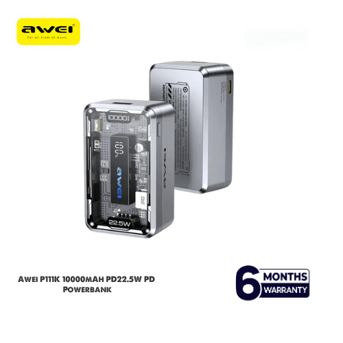 Awei P111K 10000mAh PD22.5W Portable Power bank - Image 2