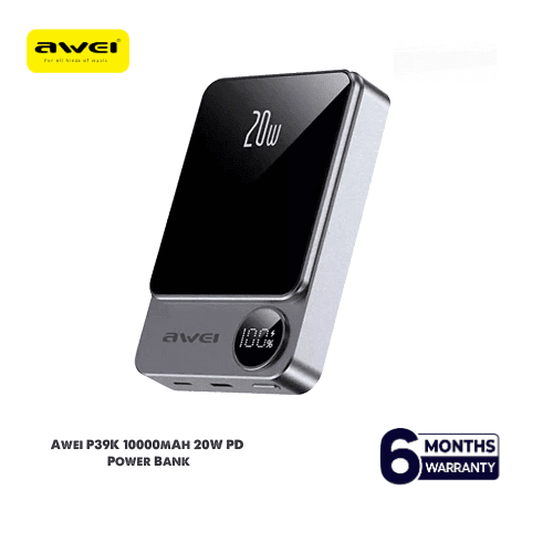 Awei P39K 10000mah 20W PD Wireless Magnetic PowerBank - Image 2