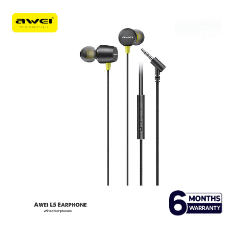Awei L5 Sports In-ear Earphones With Mic - Image 2