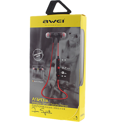 AWEI A920BL Wireless Smart Sport Stereo Magnetic Earphones Explosive Bass - Image 6