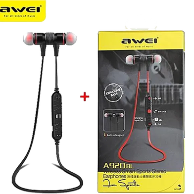 AWEI A920BL Wireless Smart Sport Stereo Magnetic Earphones Explosive Bass - Image 7