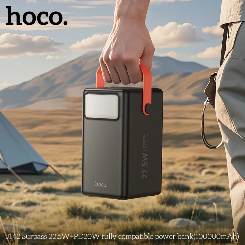 HOCO J142 22.5W+PD20W Fast Charging 1,00,000mAh Power House - Image 2