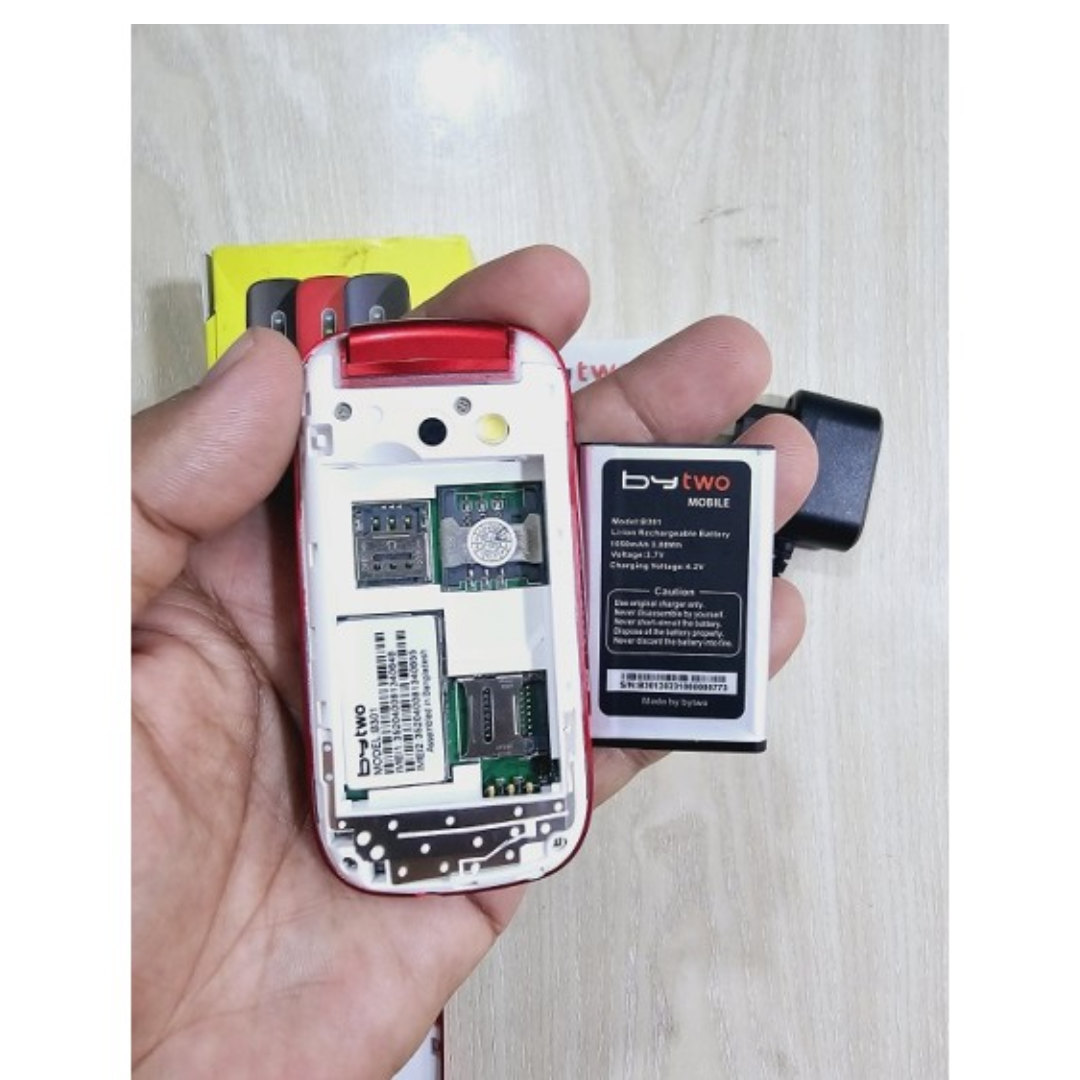 Bytwo 301 Folding Phone Dual Sim red - Image 5