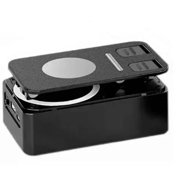 K98 Rotating Foldable Cell Phone Stand with Bluetooth Speaker - Image 8