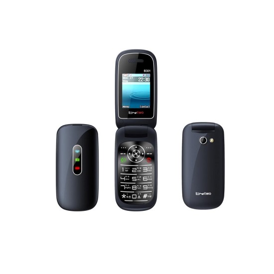 Bytwo 301 Folding Phone Dual Sim (Dark blue) - Image 2