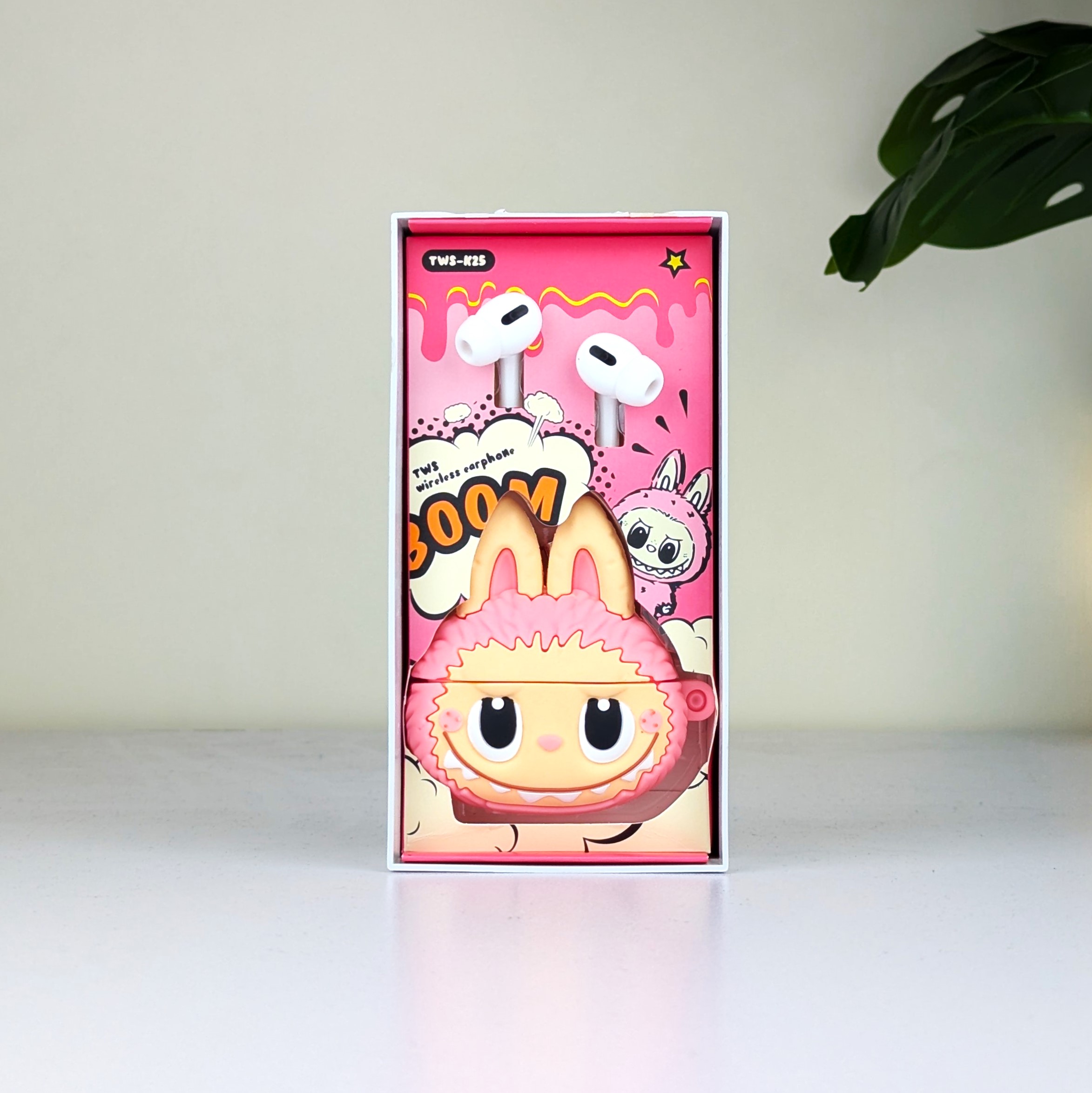 Cute Cartoon 3D Silicone Protective Shell Hard Box Earphones Labubu In-ear Earbuds Wireless Blue Tooth Headset TWS Headphones - Image 2