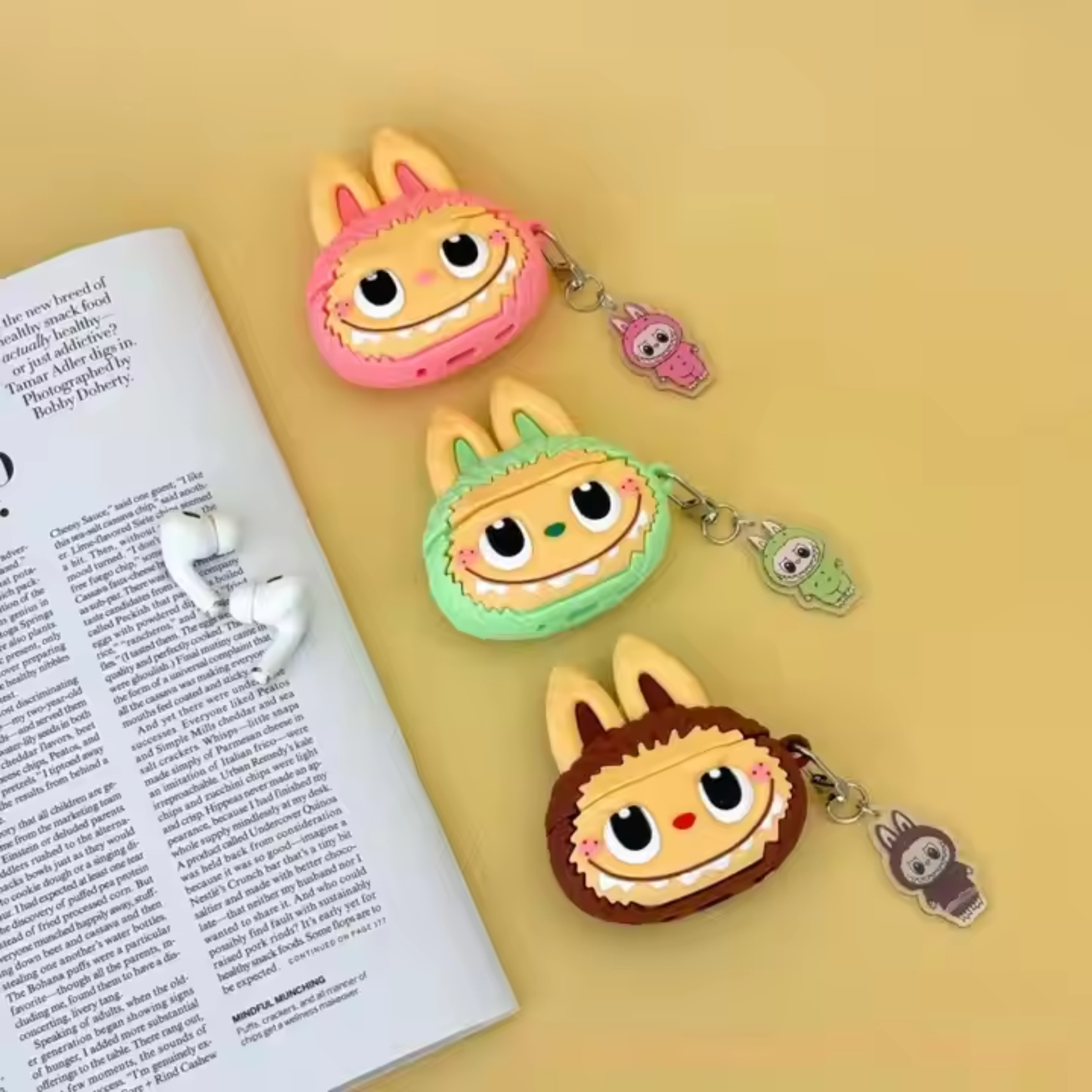 Cute Cartoon 3D Silicone Protective Shell Hard Box Earphones Labubu In-ear Earbuds Wireless Blue Tooth Headset TWS Headphones - Image 6