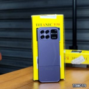Titanic T70 4 sim supported Luxury Phone purple