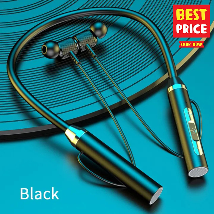 Uiisii R03 Wireless bluetooth Neckband Heavy Bass - Image 2
