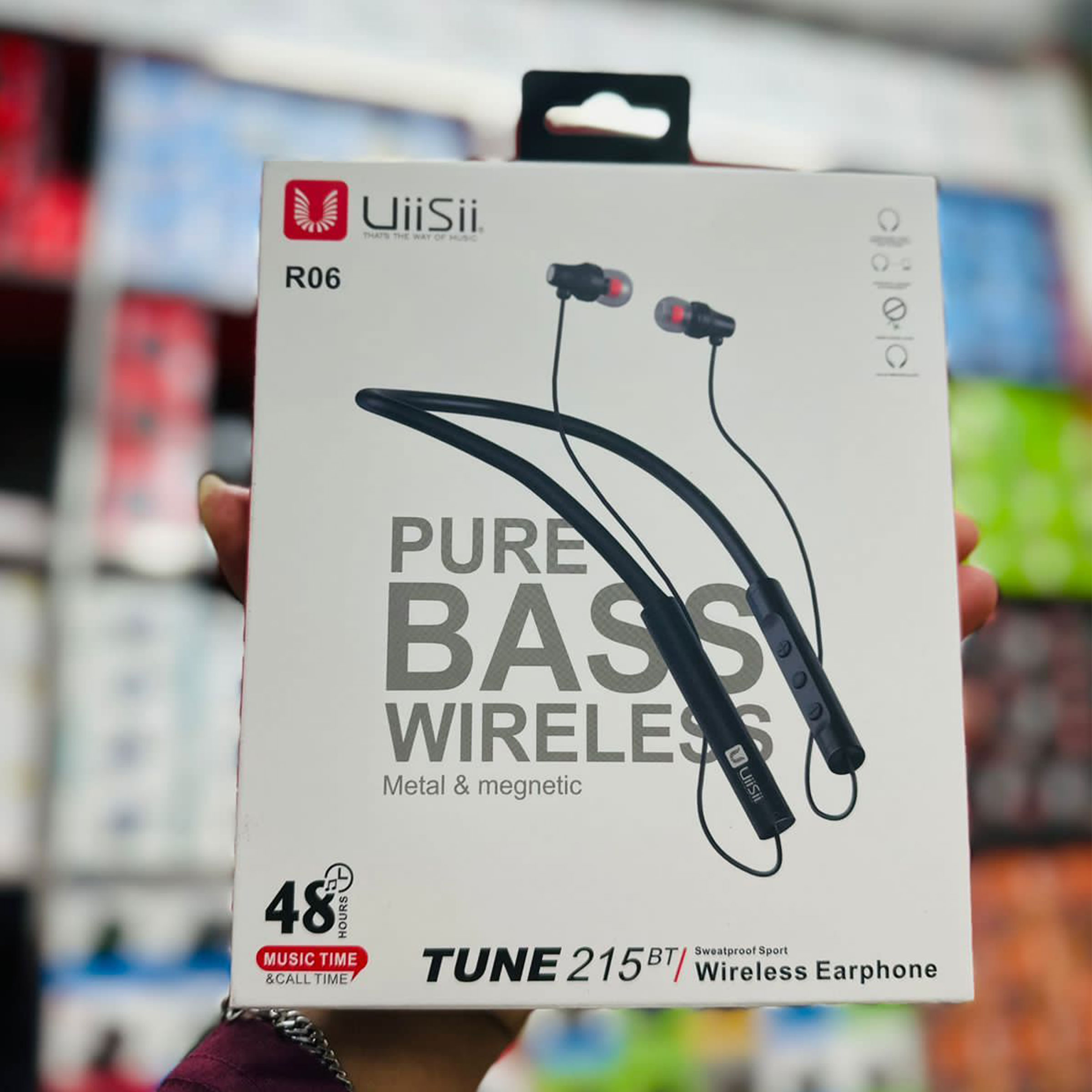 UiiSii R06 Neck-Mounted Bluetooth Earphone - Headphone - Image 2