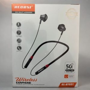 RECRSI RE-NY031 Bluetooth Wireless,waterproof Neckband with 50 Hours Charging Backup