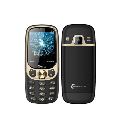 Geo R10 Dual Band Dual stanby Button Phone very slim smart looking and strong network feature phone - Image 2
