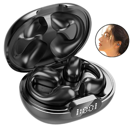 Painless Wear Ear-clip Earphones, Air Conduction, HiFi Stereo, Clip On Wireless Earphone, Touch Control Model LY22 - Image 8