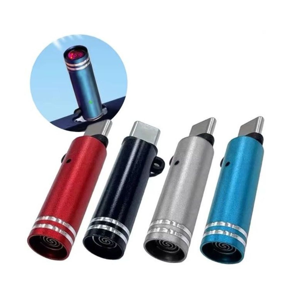 USB‑C Mini Lighter (Tungsten Wire, Blow‑to‑Ignite) - Image 6