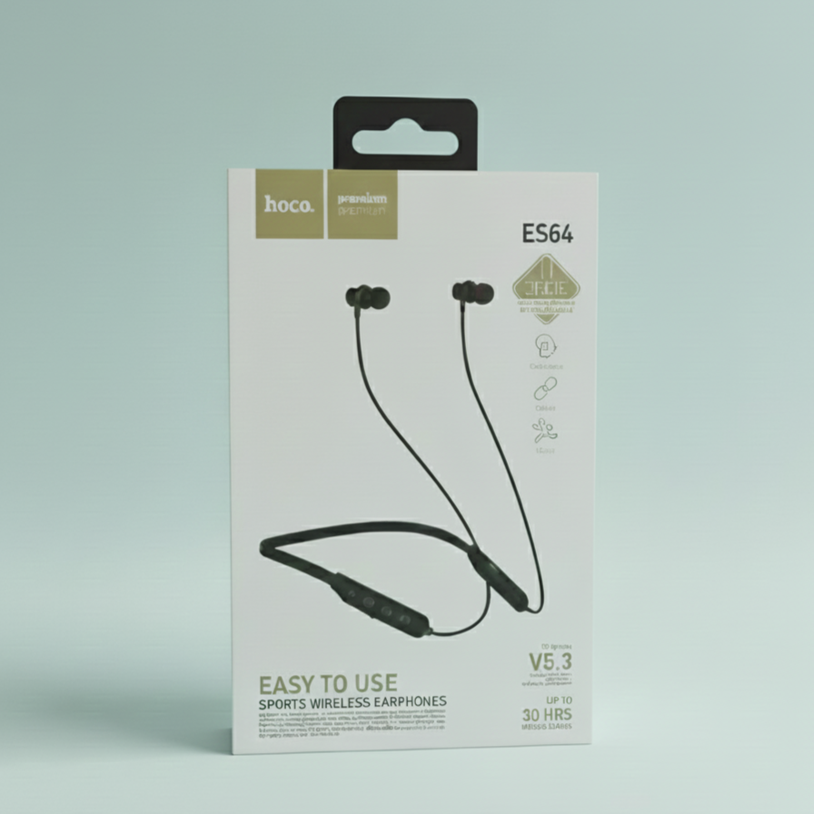 Hoco ES64 Sports Bluetooth Earphone Wireless Neckband - Image 2