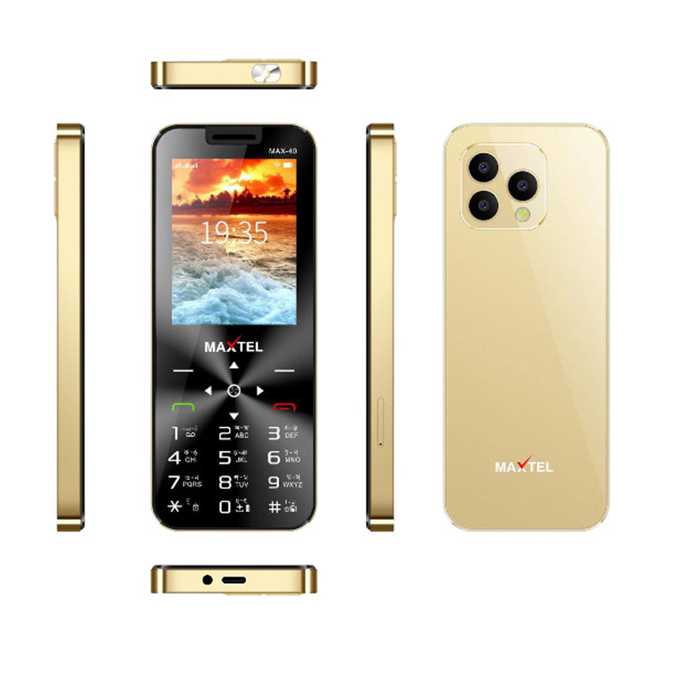 Maxtel MAX-40 Gold With Type-C Charger - Image 2
