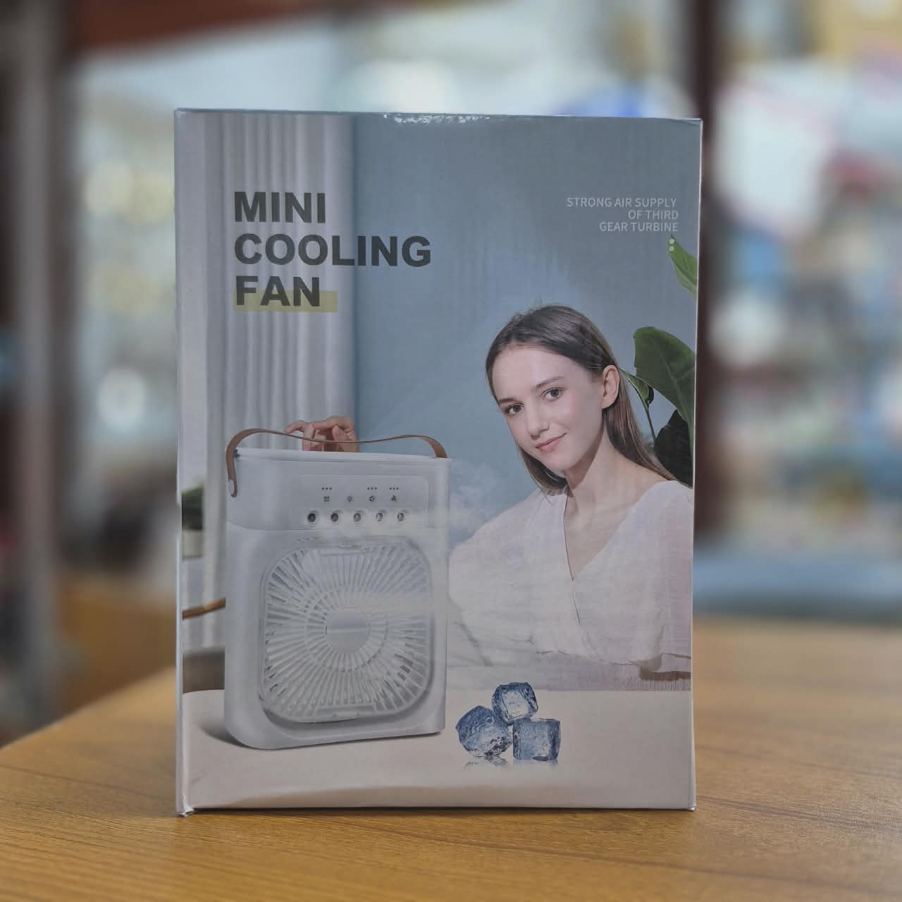 Air Cooling USB Fan with LED Night Light Water Fan - Image 3