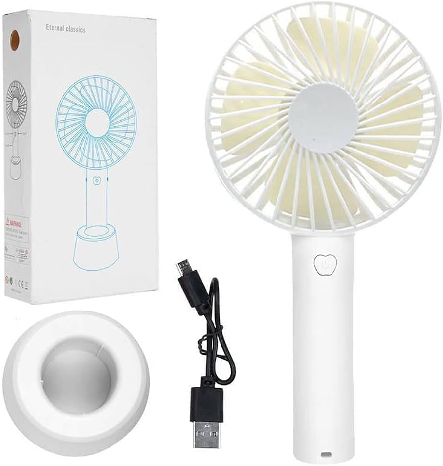 Mini Fan Very Stylish Rechargeable Hand Fan Usb Lithium Battery - Charger Fan - Image 8