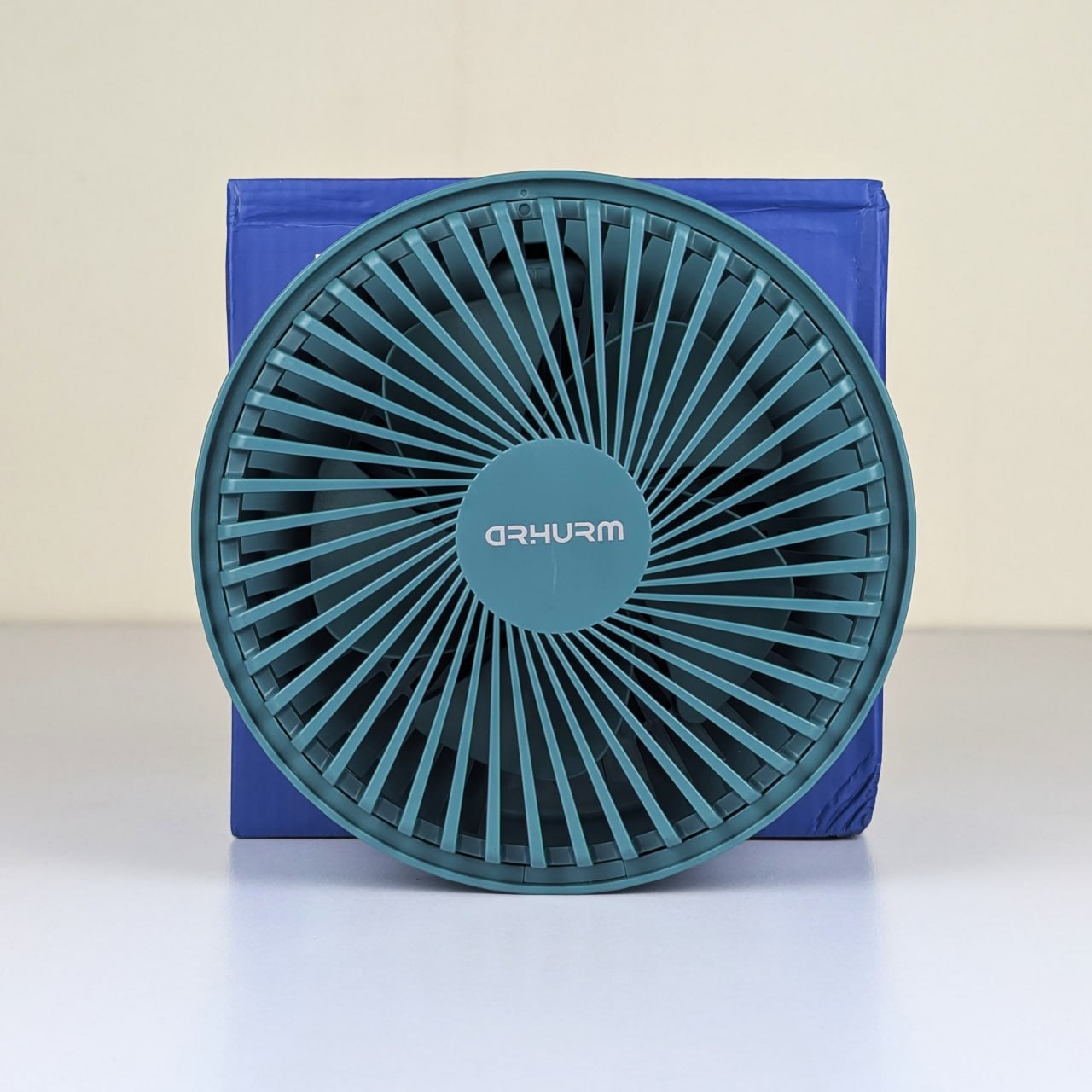 Rechargeable 5-inches Folding fan HCZ21 Green colour - Image 4