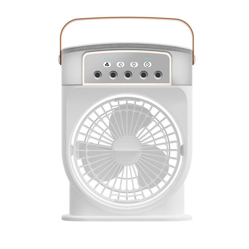 3 In 1 Air Cooling USB Fan with LED Night Light Water Fan - Image 4