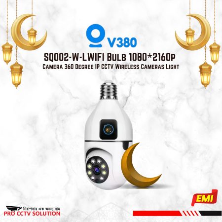 V380 SQ002 3MP Bulb Camera Wi-Fi IP Camera - Image 3