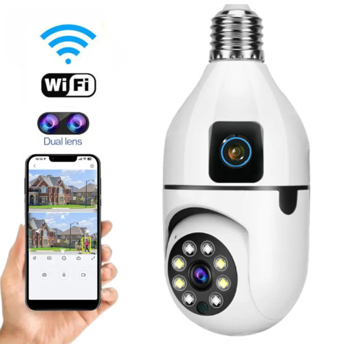 V380 SQ002 3MP Bulb Camera Wi-Fi IP Camera - Image 2
