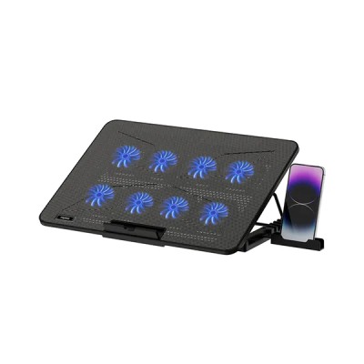 Rapoo CF300 High-Efficiency Laptop Cooling Pad – Black