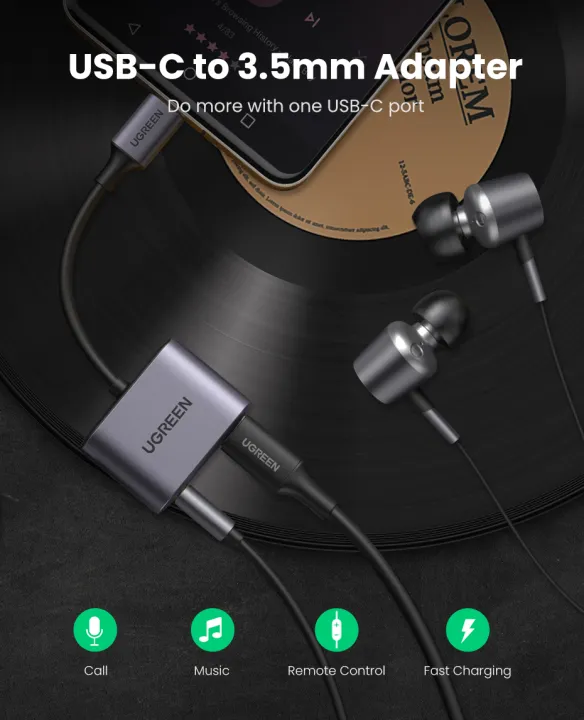 UGREEN CM231 (60164) 2-in-1 USB C to 3.5mm Adapter - Image 6