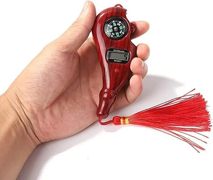 DAIMANPU Manual counter bead counter with compass Portable Handheld Tassel Digital Beads Counter Finger Game Toy Manual Reset Decompression Relaxation Tool for Meditation - Image 4