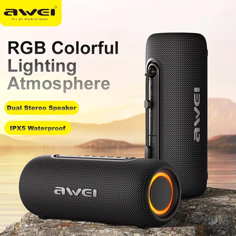 Awei KA8 Bluetooth Dual Speaker Stereo Speaker ( SIx Month warrenty ) - Image 2
