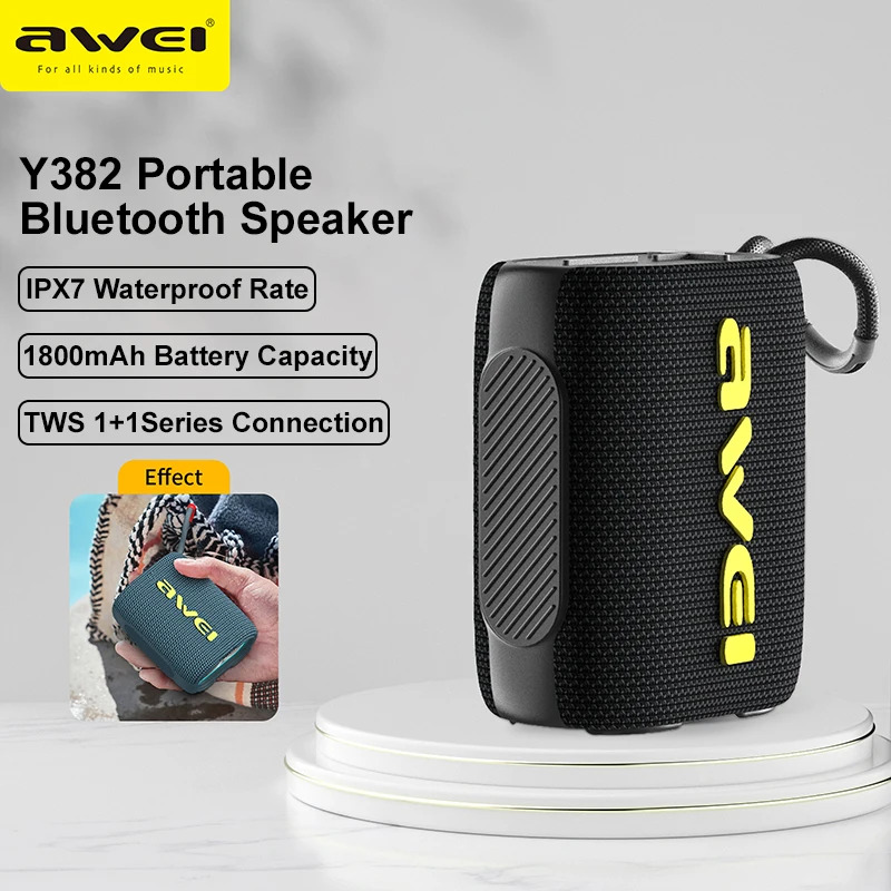 Awei Y382 Portable Bluetooth Speaker IPX7 Six month warrenty - Image 6