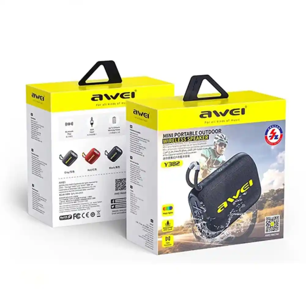 Awei Y382 Portable Bluetooth Speaker IPX7 Six month warrenty - Image 2