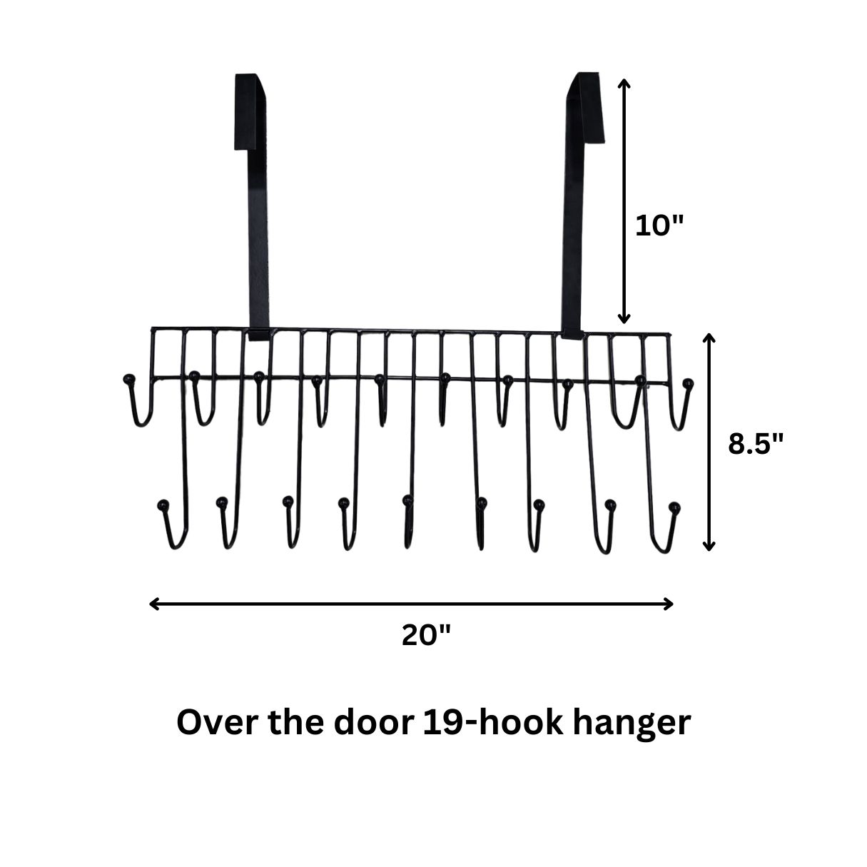 Over The Door 19-Hook Hanger - Image 2